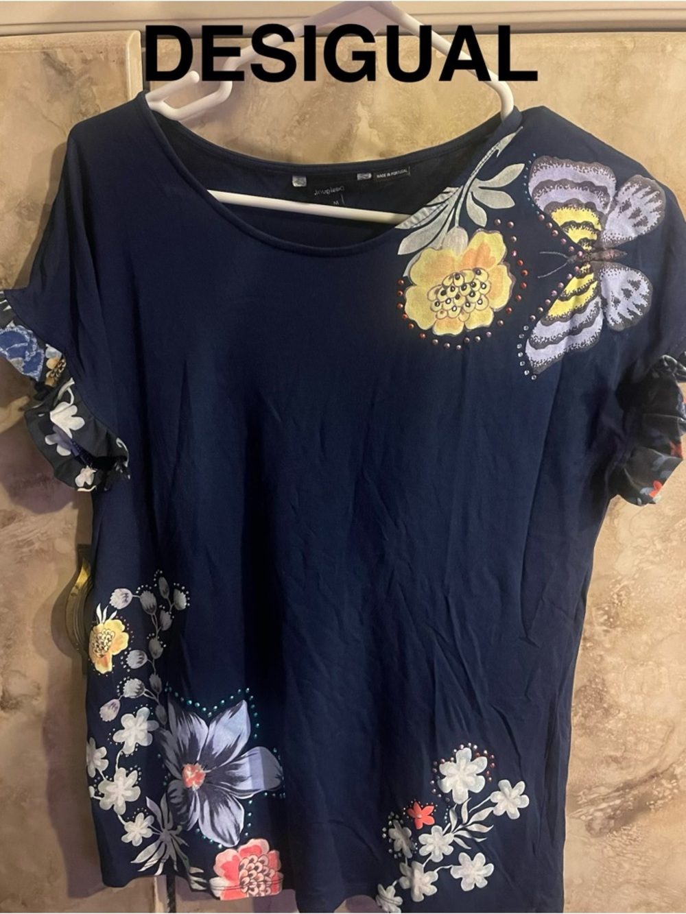 Desigual Shirt Medium Blue